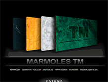 Tablet Screenshot of marmolestm.com